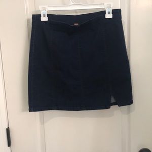 Free People denim skirt